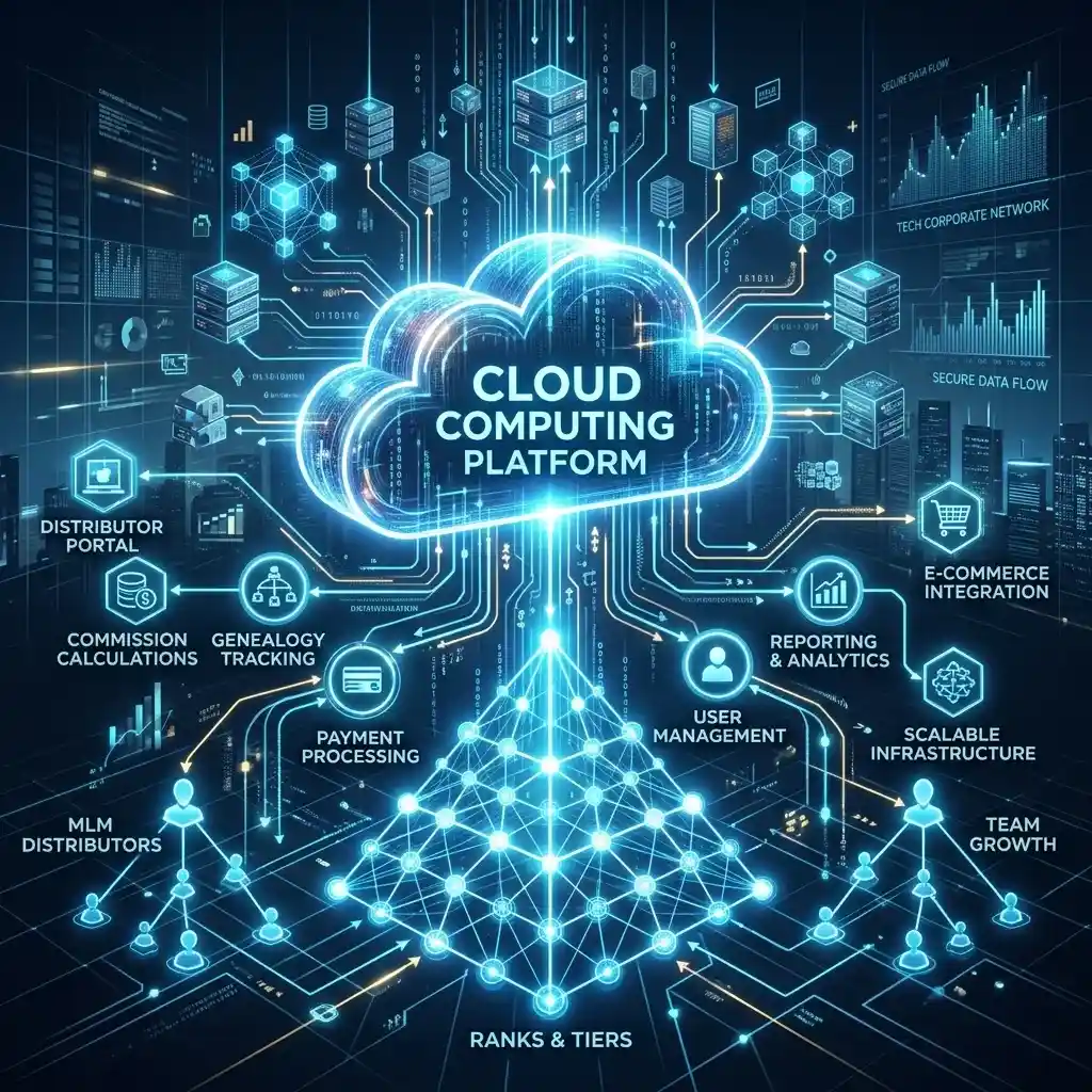 MLM Software Using Cloud Computing